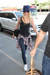 Alice Eve Airport Style - at LAX, September 2015