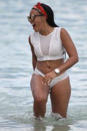 Angela Simmons in a Bikini, Miami, September 2015