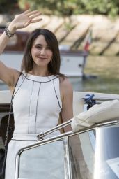 Anita Caprioli Arrives at the Lido for the 72nd Venice Film Festival