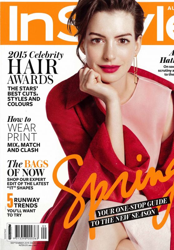 Anne Hathaway - InStyle Australia September 2015 Cover