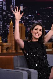 Anne Hathaway - The Tonight Show Starring Jimmy Fallon in NYC, September 2015