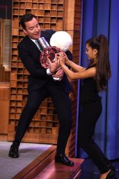 Ariana Grande on The Tonight Show in New York, September 2015