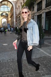 Behati Prinsloo - Milan Fashion Week S/S 2016 in Italy, September 2015