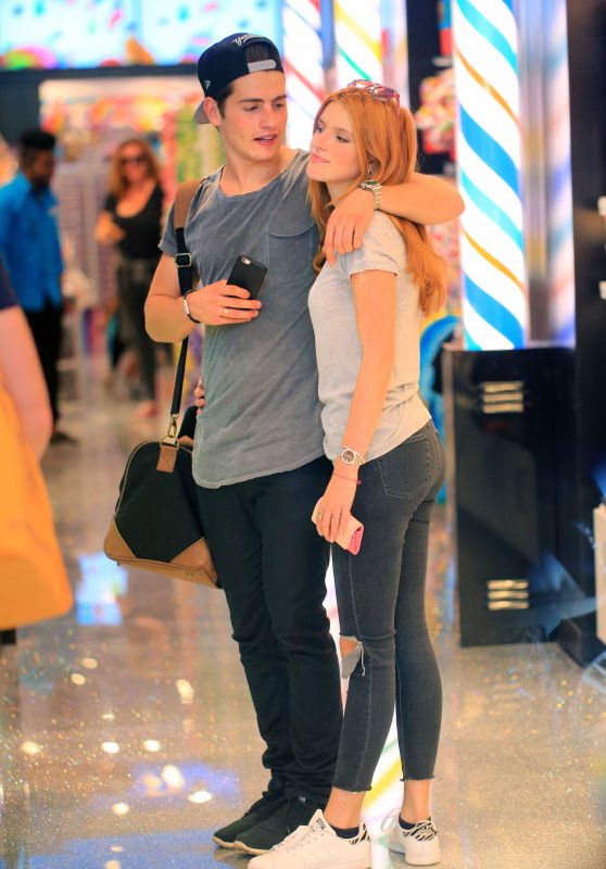 Bella Thorne and boyfriend Gregg Sulkin Out and About in NYC, September 2015