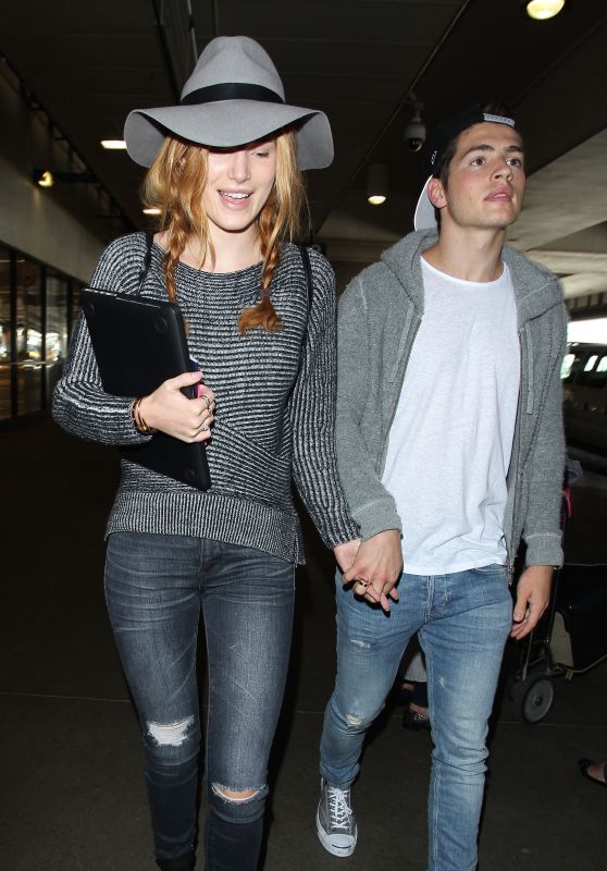 Bella Thorne at LAX Airport, September 2015