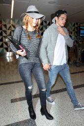Bella Thorne at LAX Airport, September 2015