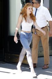 Bella Thorne in Tight Jeans - Leaving Her Hotel in NYC, September 2015