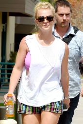 Britney Spears – Leaving the Gym in Westlake Village, September 2015