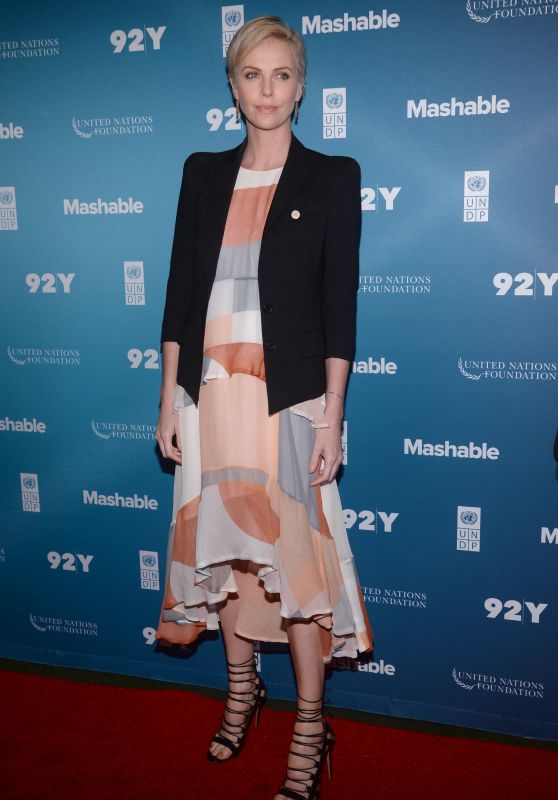 Charlize Theron - 2015 Social Good Summit in New York City
