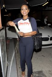 Christina Milian - Leaving Toca Madera in Los Angeles, September 2015