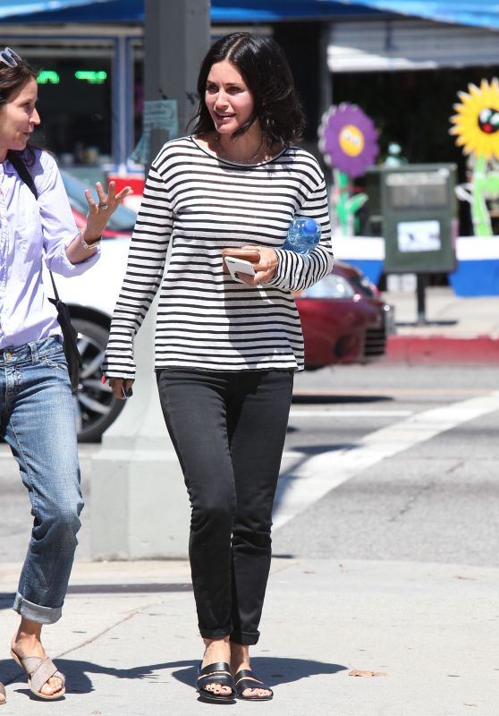 Courteney Cox Shopping in West Hollywood, September 2015