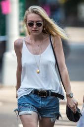 Dakota Fanning Summer Style - Out in NYC, September 2015