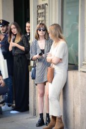 Dakota Johnson - Shopping in Milan During Fashion Week, September 2015