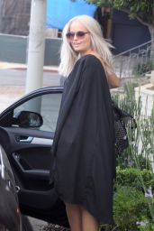 Debby Ryan Leaving Ken Paves Salons in Los Angeles, September 2015