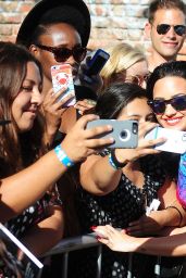 Demi Lovato at Jimmy Kimmel Live in Hollywood, August 2015