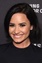 Demi Lovato at Samsung Hope For Children Gala 2015