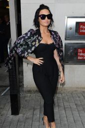 Demi Lovato at the BBC Radio 1 Studios in London, September 2015