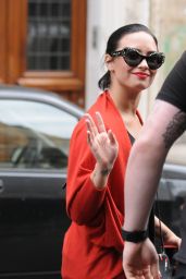 Demi Lovato - Out and About Paris, September 2015