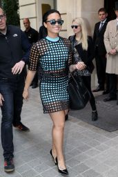 Demi Lovato Style - Out in Paris, September 2015