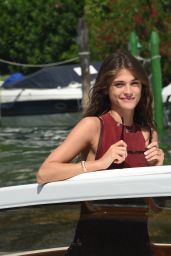 Elisa Sednaoui Arrives at the Lido for the 72nd Venice Film Festival