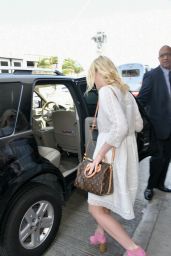 Elle Fanning at LAX Airport, September 2015