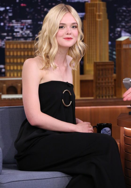 Elle Fanning - The Tonight Show Starring Jimmy Fallon in NYC, September 2015