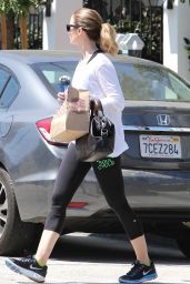 Emily Blunt - Leaving the Gym in West Hollywood, September 2015