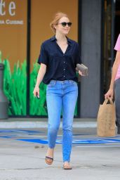 Emma Stone Out in Malibu, September 2015
