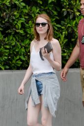 Emma Stone Street Style - Out in LA, September 2015