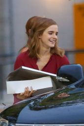 Emma Watson on the Set of 
