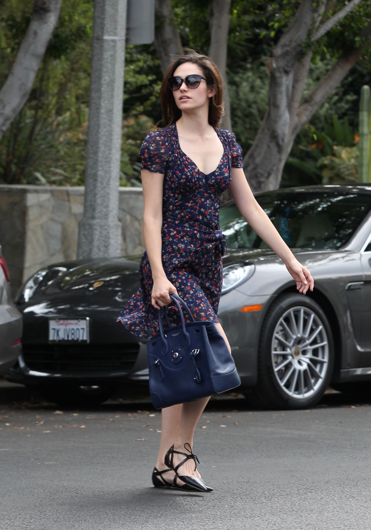 Emmy Rossum Street Fashion Out In West Hollywood September Celebmafia