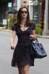 Emmy Rossum Street Fashion - Out in West Hollywood, September 2015