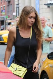 Gigi Hadid Casual Style - New York City, September 2015
