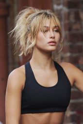 Hailey Baldwin - On Set of a Photoshoot in NYC, September 2015