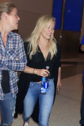 Hilary Duff Airports Style - at LAX Airport, September 2015