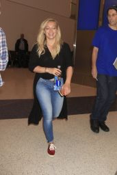 Hilary Duff Airports Style - at LAX Airport, September 2015