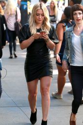 Hilary Duff Hot Style - Heading to the Set of 