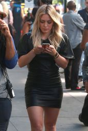 Hilary Duff Hot Style - Heading to the Set of 
