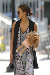 Jessica Alba at a Playgroumd in New York City, September 2015