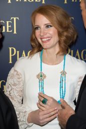 Jessica Chastain - Piaget Grand Opening in Milan, September 2015