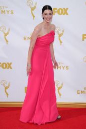 Jessica Paré on Red Carpet – 2015 Primetime Emmy Awards in Los Angeles