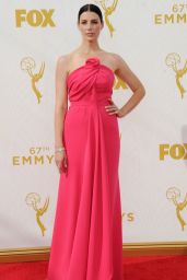 Jessica Paré on Red Carpet – 2015 Primetime Emmy Awards in Los Angeles