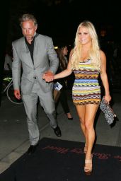 Jessica Simpson Night Out Style - New York City, September 2015