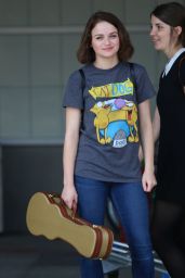 Joey King Airport Style - Arriving at Montreal Airport, SEptember 2015