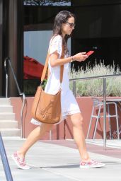 Jordana Brewster Street Style - Out in Los Angeles, September 2015
