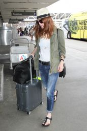 Julianne Moore at LAX AIrport, September 2015
