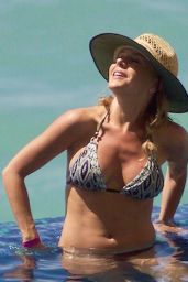 Julie Benz Poolside Bikini Babe - On Vacation, September 2015