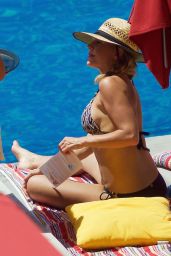 Julie Benz Poolside Bikini Babe - On Vacation, September 2015