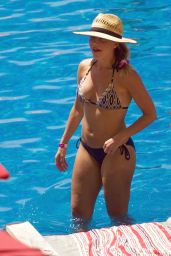 Julie Benz Poolside Bikini Babe - On Vacation, September 2015