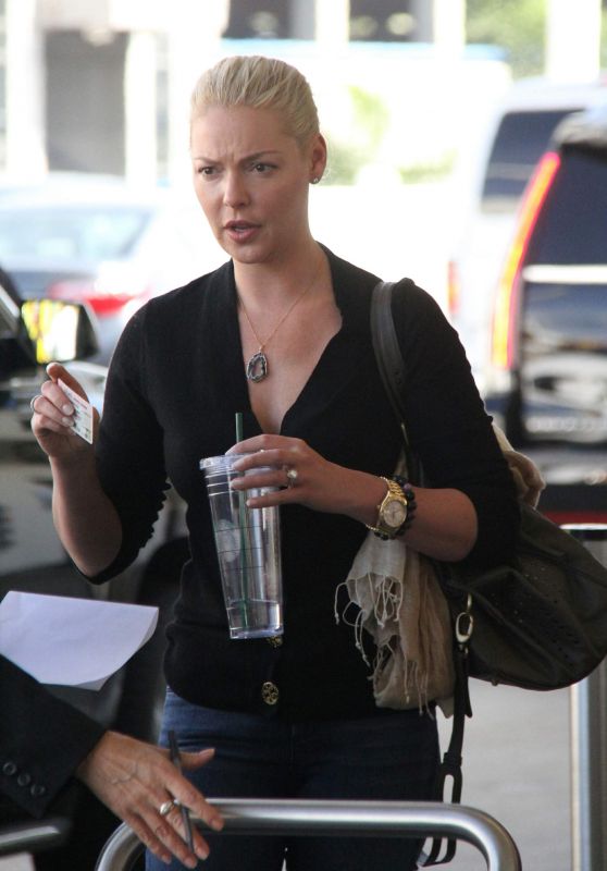 Katherine Heigl is Set to Depart on Her Flight at LAX, September 2015